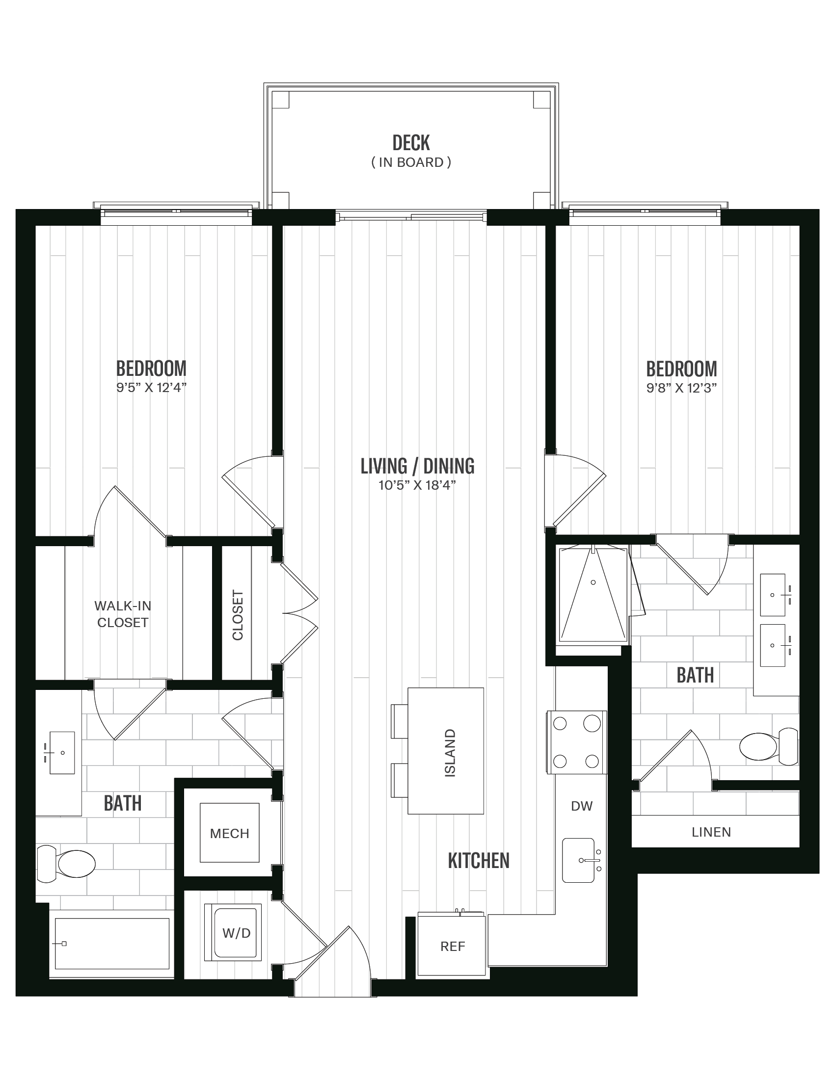 Floorplan image of unit 647